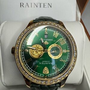 Green and Gold Men's Watch